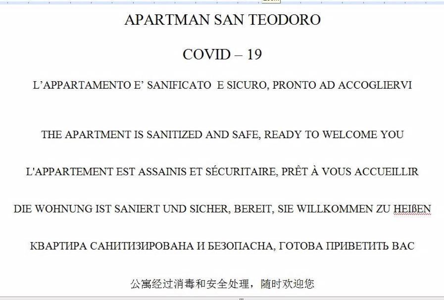 מסטרה San Teodoro Apartment מראה חיצוני תמונה